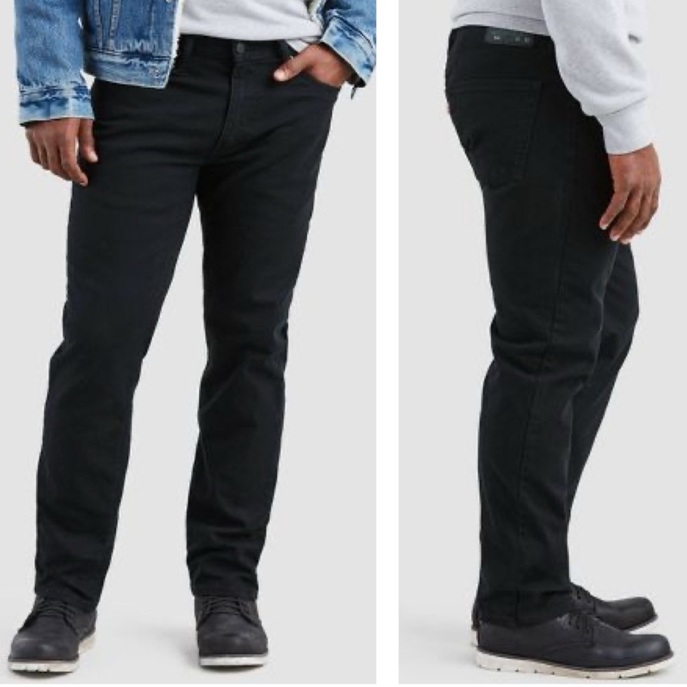 Levi’s NWT 541 Athletic Taper Classic Black‎ Denim Jeans